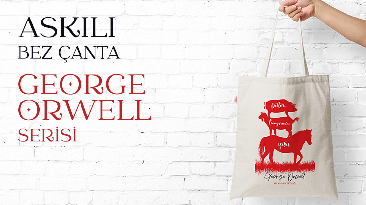 Askılı Bez Çanta George Orwell Serisi Grup Görseli