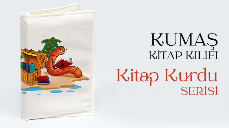 Kumaş Kitap Kılıfı - Kitap Kurdu Serisi Grup Görseli