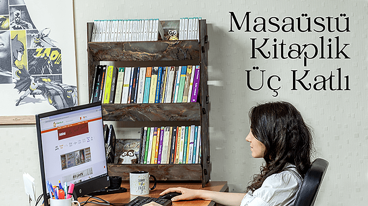 Üç Katlı Kitaplık Grup Görseli