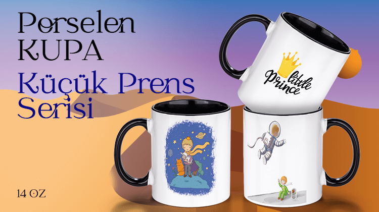 Porselen Kupa - Küçük Prens Serisi Görseli