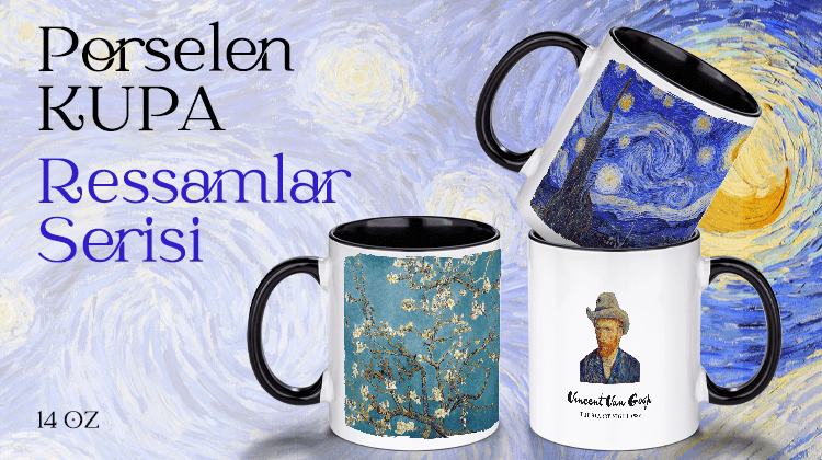 Porselen Kupa Ressamlar Serisi Görseli