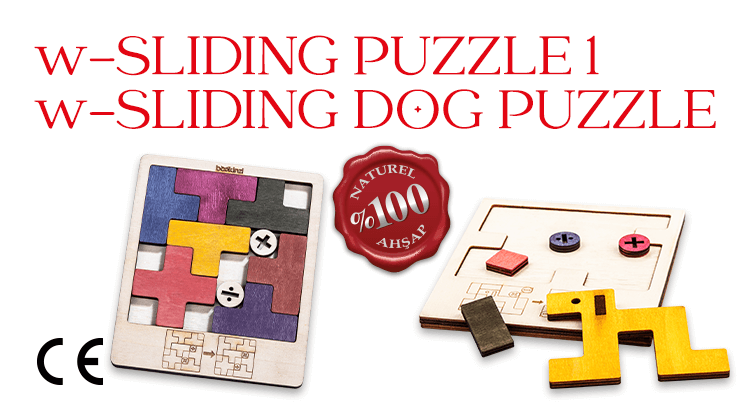w-Sliding Dog Puzzle Görseli