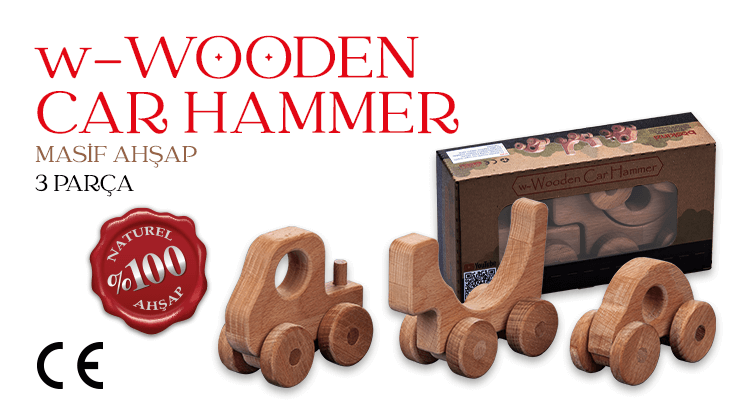 w-Wooden Car Hammer Görseli